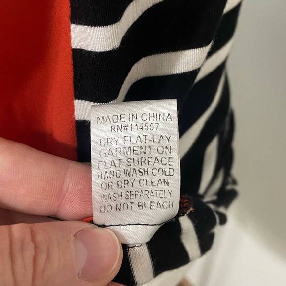 Anthropologie THML women's M Ariella stripe tank with heavy embroidery EUC - Picture 8 of 9